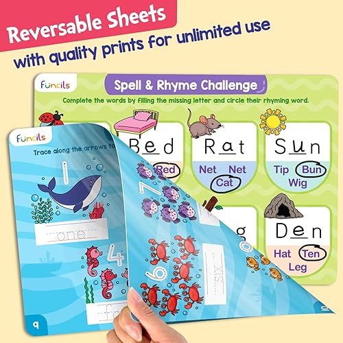 Miniatura 8 de Aprende a escribir para niños juguetes y juegos educativos, actividades de aprendizaje preescolar y jardín de infantes, libro de práctica de