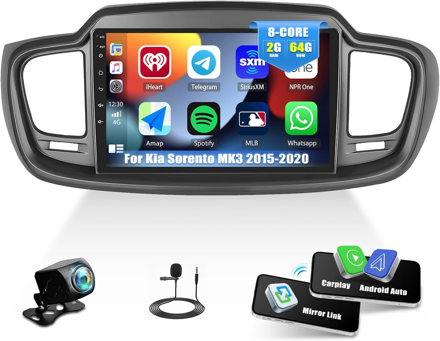 Kia Sorento Apple Carplay / Android Auto 9