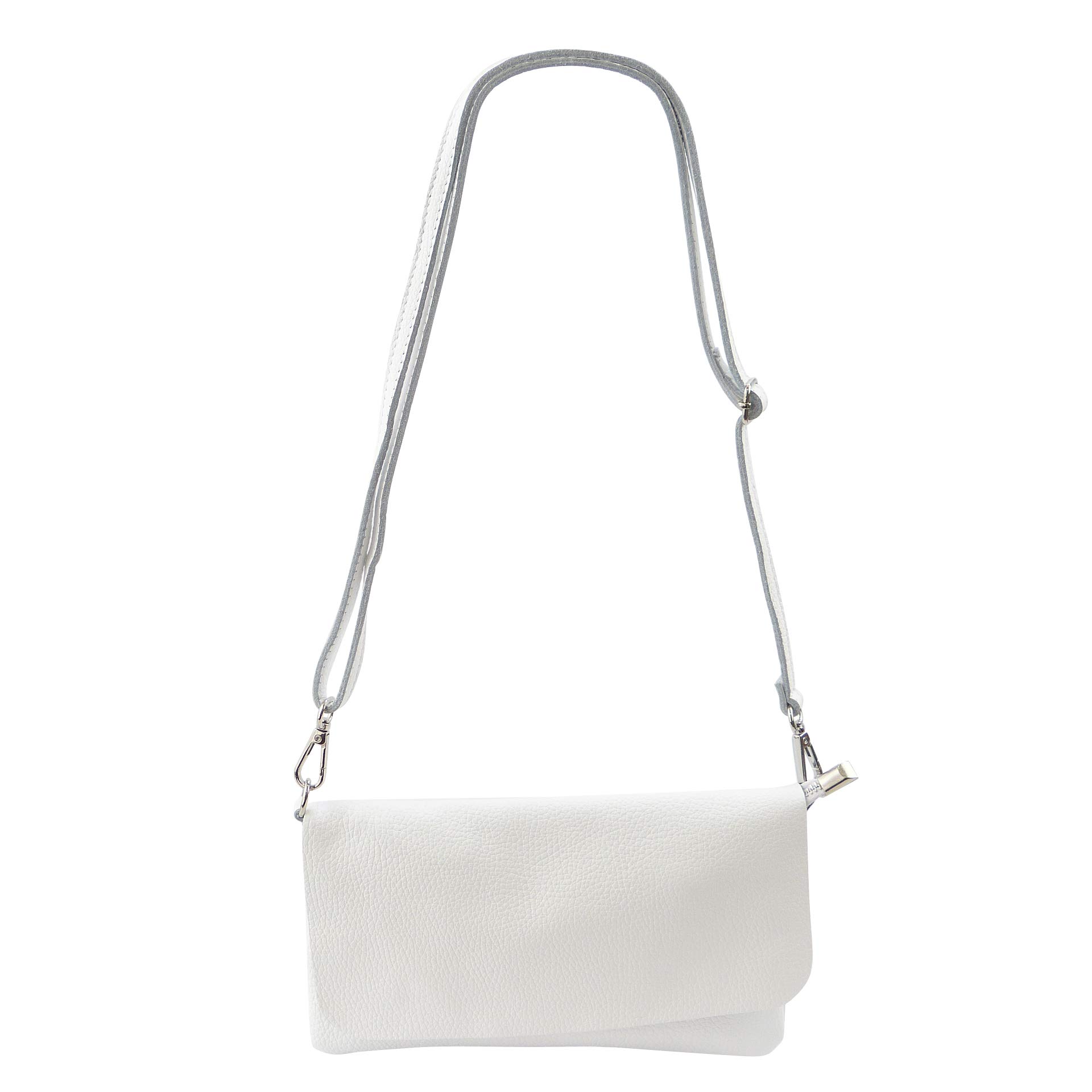 SH Leder Ely G149 Sac à bandoulière en cuir véritable 24,50 x 15 cm