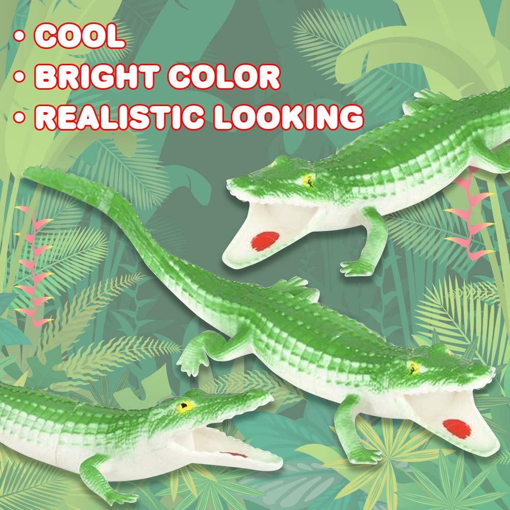 Amazon.co.jp: ArtCreativity ビニールワニのおもちゃ 子供用 2