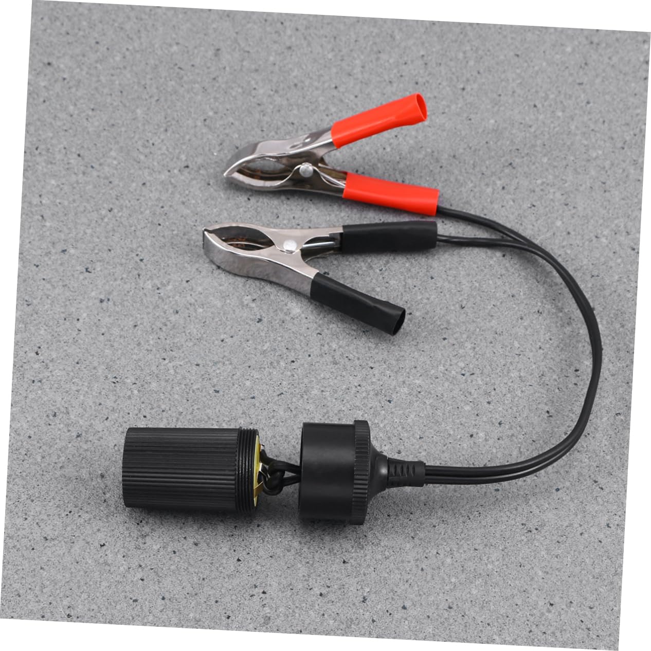 Cabilock Adaptateur Allume-cigare Pour Batterie De Voiture Avec Pince Automatique Et Connecteur Câble