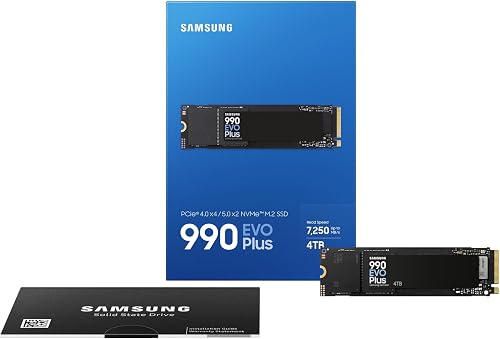 Samsung 990 EVO Plus, 4TB, PCIe 4.0 x4 / 5.0 x2, NVMe2.0 (up to 7250 MB/s), NVMe M.2 (2280), Internal Solid State Drive (SSD), MZ-V9S4T0BW - 6