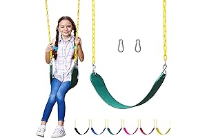 Jungle Gym Kingdom Child Swing Seat - Premium Outdoor Swing Set Accessory for Kids