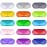 30 Pieces Blindfold Eye Cover Sleep Mask for Games Party Sleeping Travel with Nose Pad and Adjustable Strap (Multicolored)