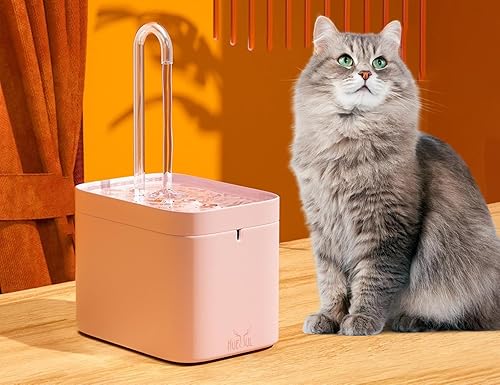 Miniatura 5 de HUEMUL - Fuente de agua para mascotas, fuente de agua automática para gatos, dispensador de agua, alimentador de agua para mascotas, gatos, perros -