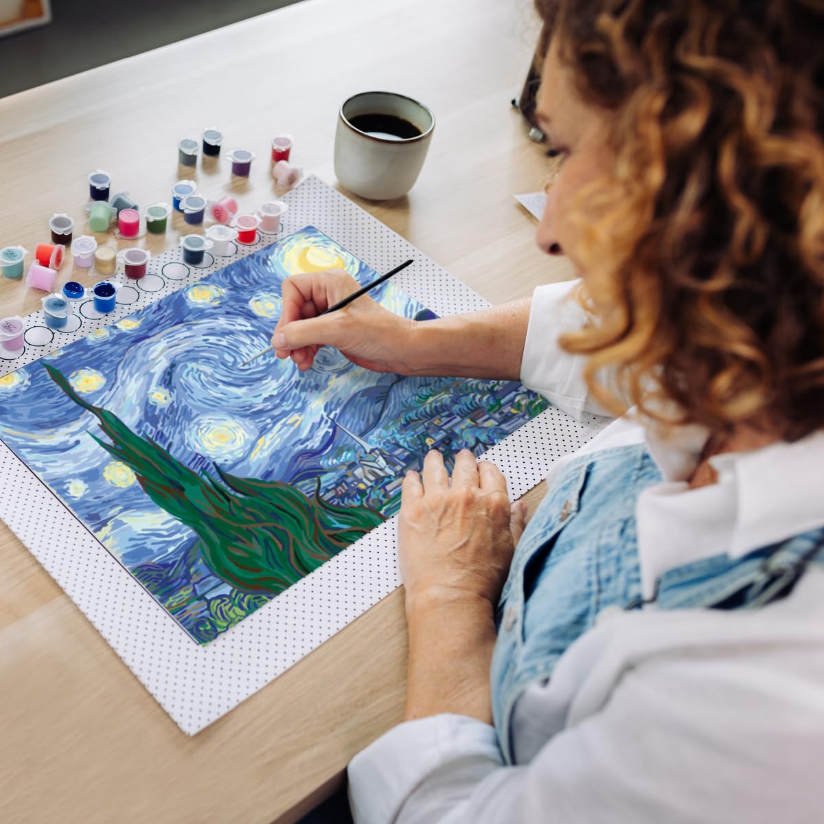 Ravensburger CreArt – Pintura Por Números Flores Exóticas, Kit Para Adultos Y Niños +12 Años, Incluye Lienzo, Pinceles Y Pinturas Acrílicas, 20x20 Cm