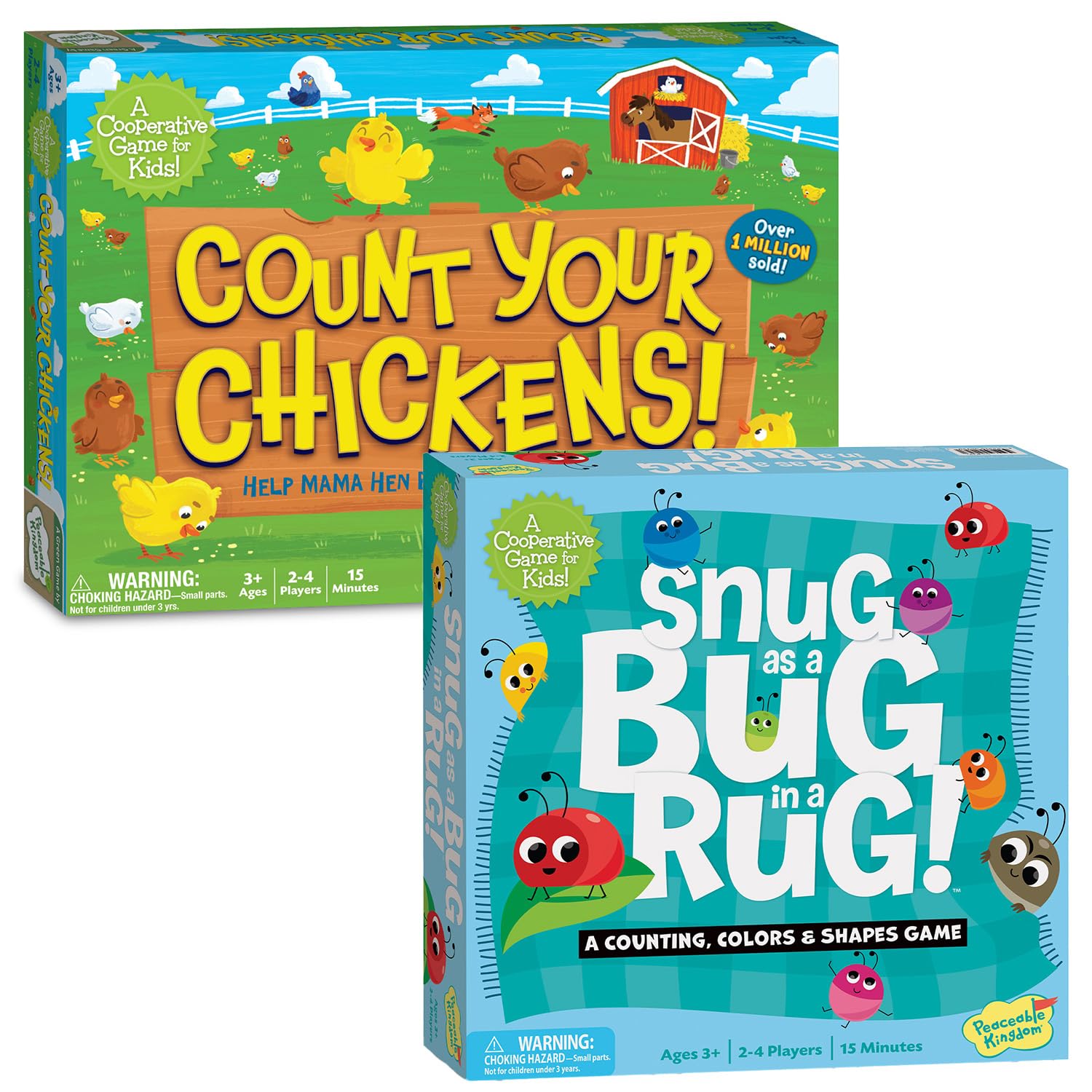Amazon.com: Peaceable Kingdom Count Your Chickens and Snug as a