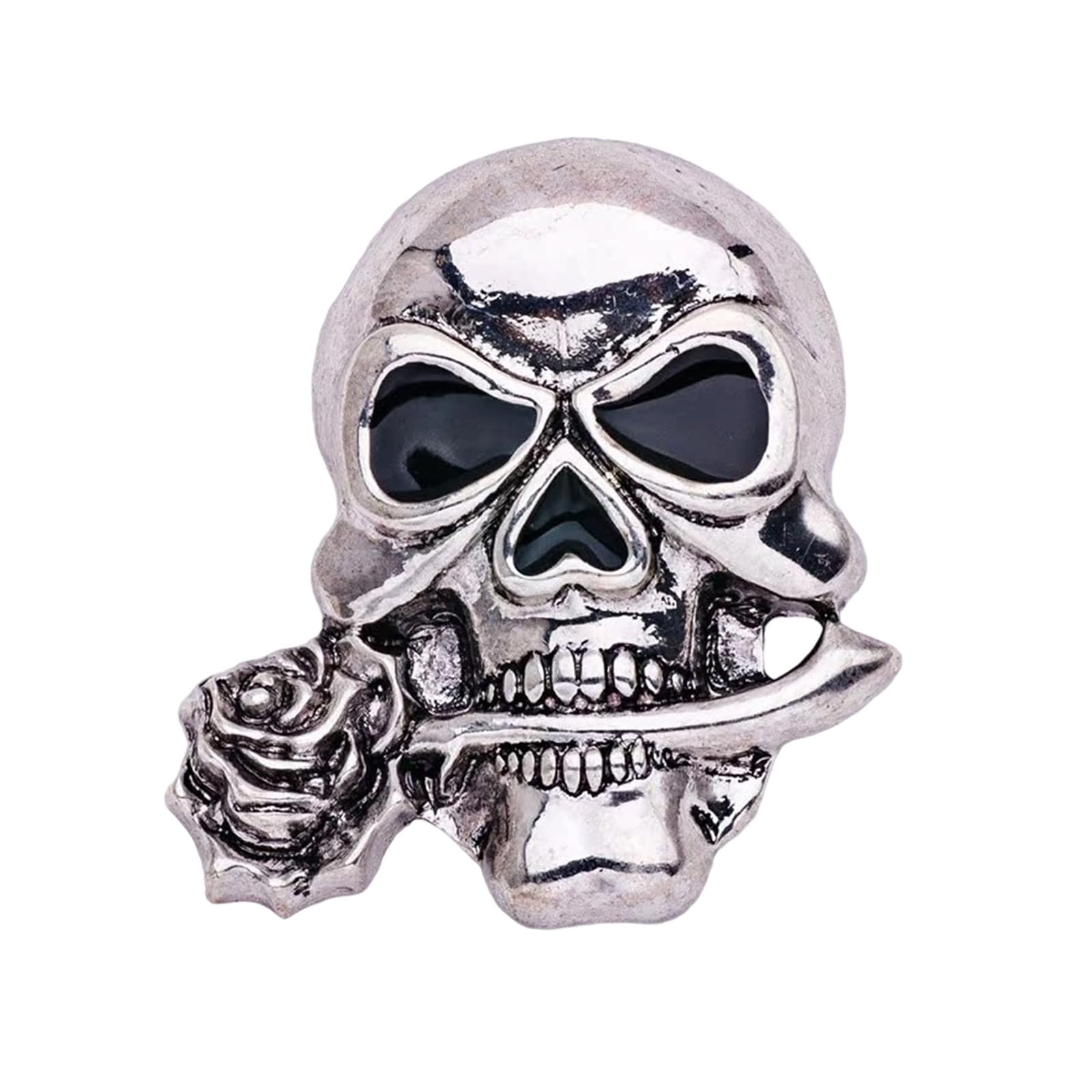 Maxtonser Skull Designs Brooch With Secure Pin Backing Sturdy Metal Accessory Ideal for Rock Styles Enthusiasts