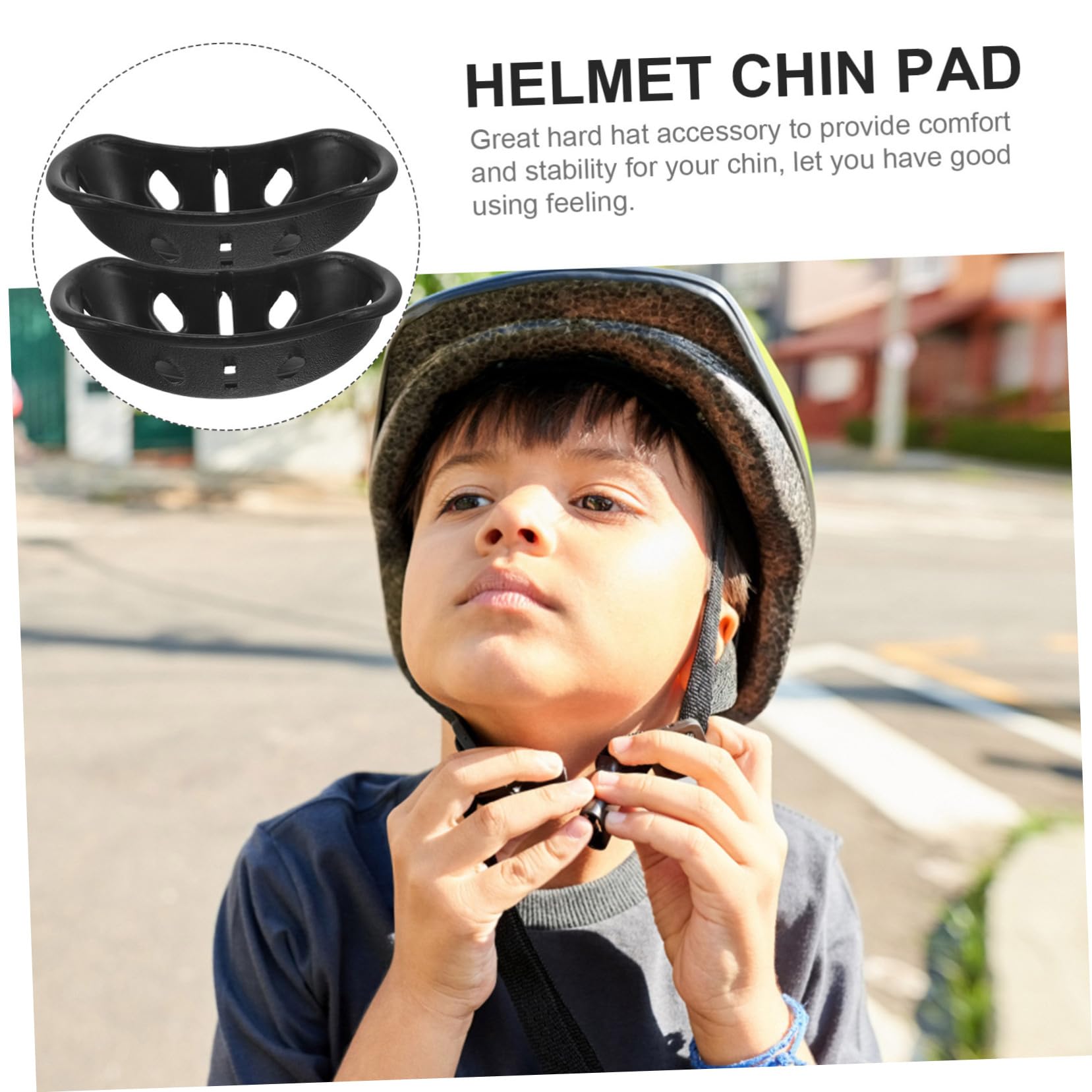 ETHZZLE 8pcs Hard Hat Chin Pad Protective Helmet Liner for Construction Workers Lightweight and Safety Chin Strap Easy to Carry Compatible Standard Helmets