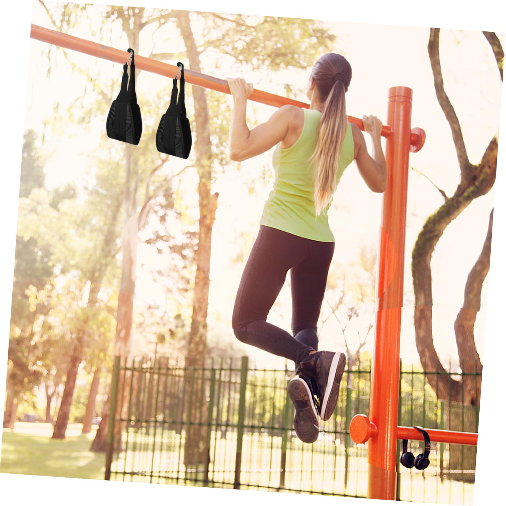 BESPORTBLE 1paio Cinghie Da Allenamento Per Addominali Supporto Per Pull-up Attrezzatura Fitness Versatile e Resistente Adatte Vari Esercizi Palestra e Casa Confezione