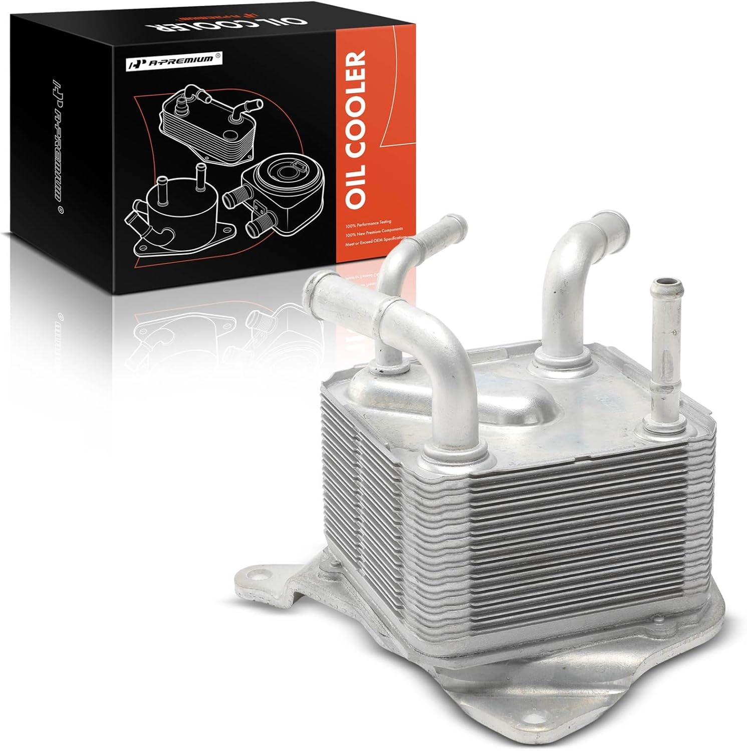 A-Premium Automatic Transmission Oil Cooler Compatible with Nissan Rogue Sport 2017-2019, NV200 2015-2019, 2.0L