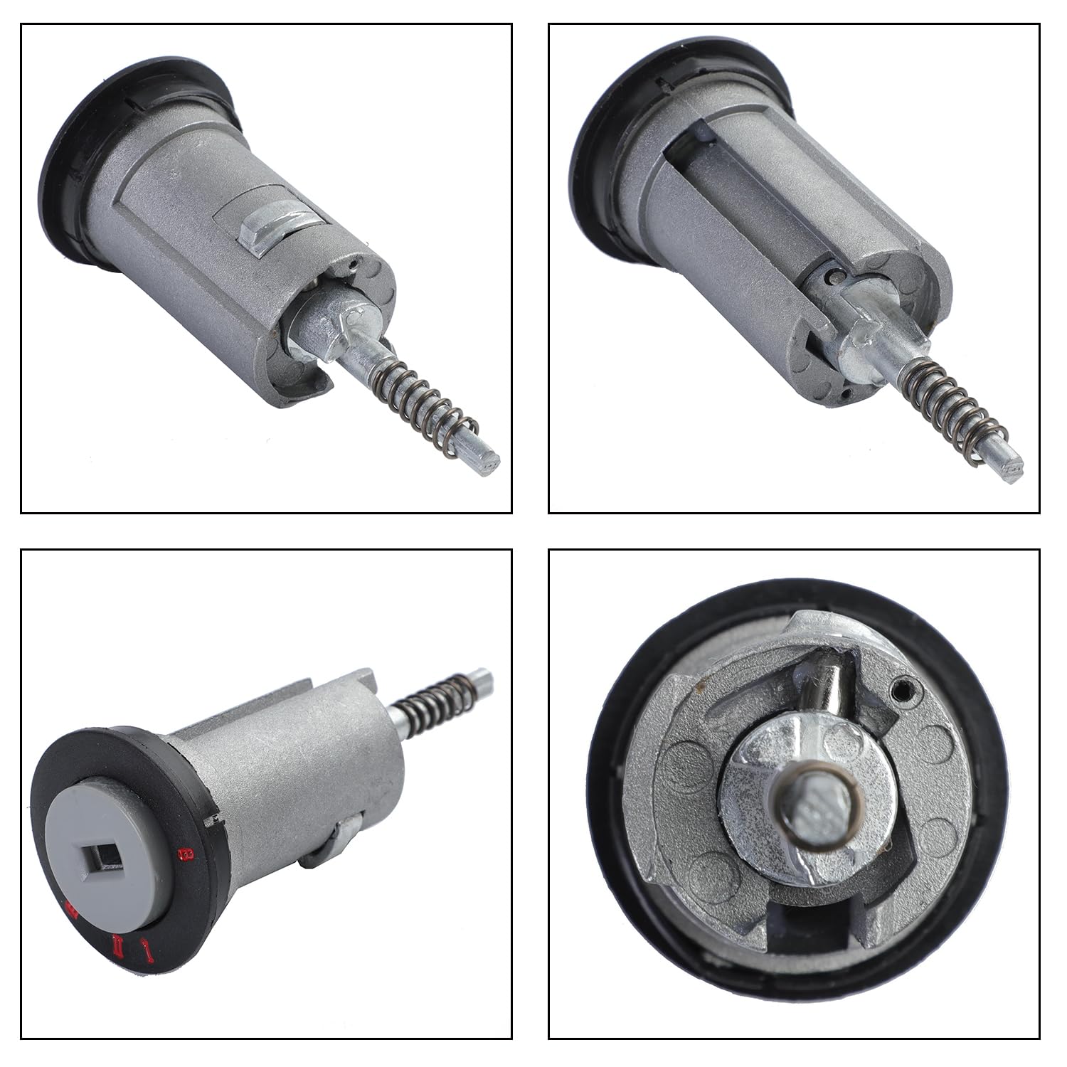 YAOPEI Interrupteur d'allumage + Barillet + 2 Clés pour Opel Vauxhall Corsa Combo Meriva Tigra 0914861 + 90511999
