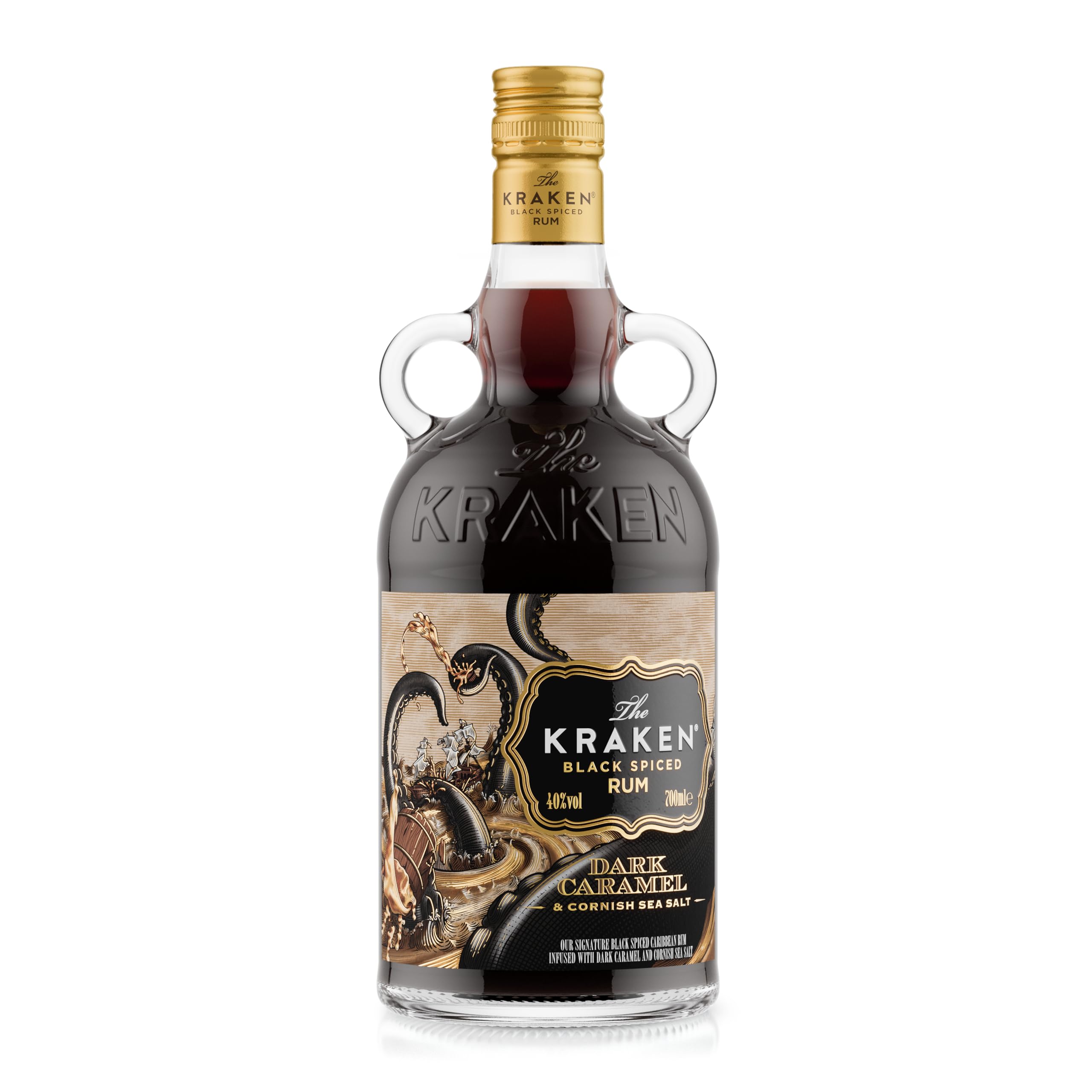 Kraken Black Spiced Rum Dark Caramel and Cornish Sea Salt, 70cl