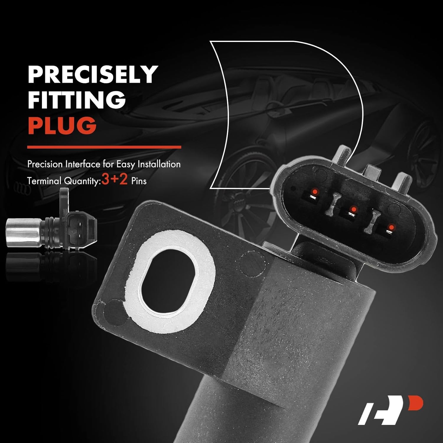 A-Premium 5-PC Engine Camshaft Crankshaft Position Sensor Compatible with Toyota Tundra 2004 3.4L, Replace# 9091905020, 4609006