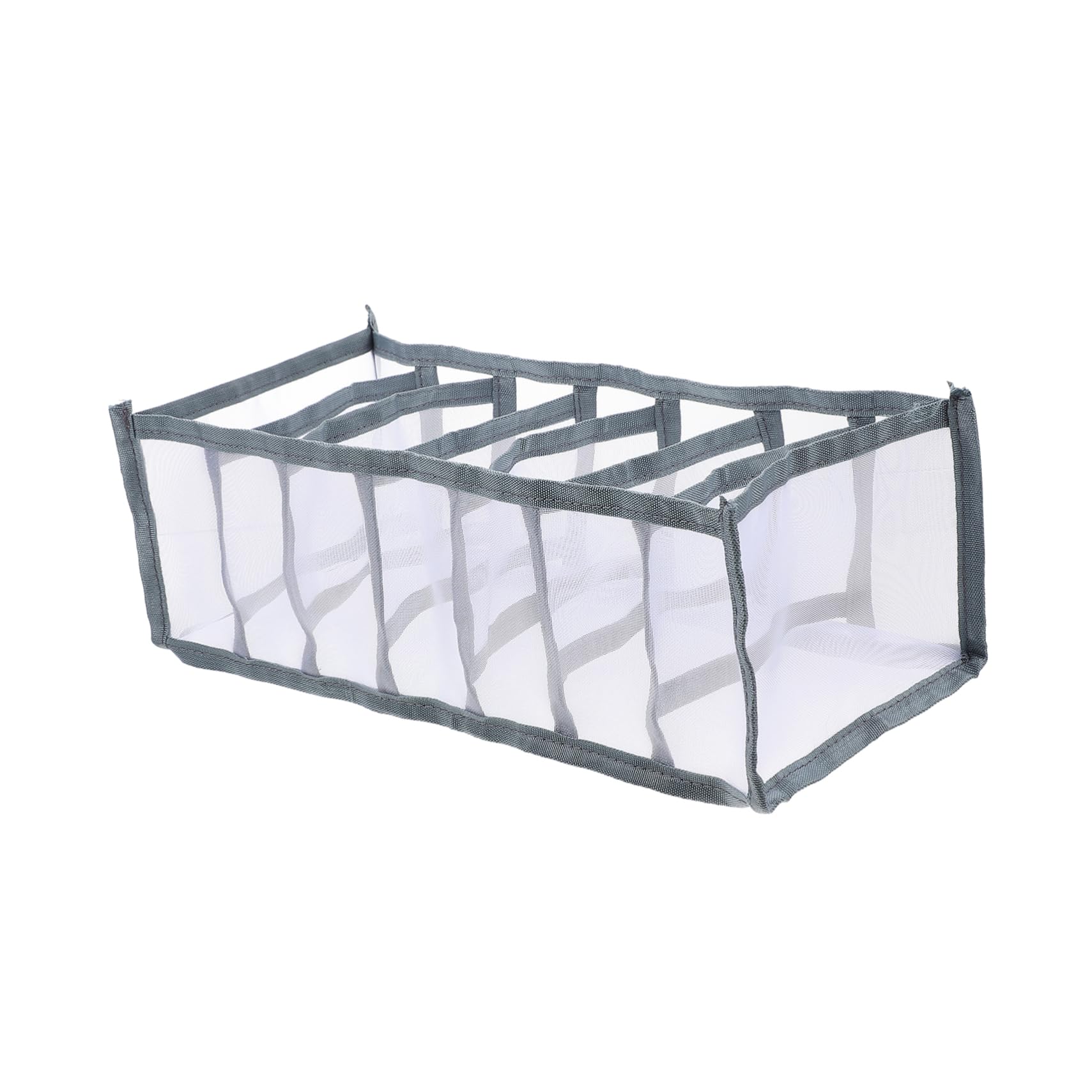 LALADEFIEE Multi Clothes Storage Box Organizer for Pants Underwear Home Storage Compartment Design for Wardrobe Closet Organization Grey