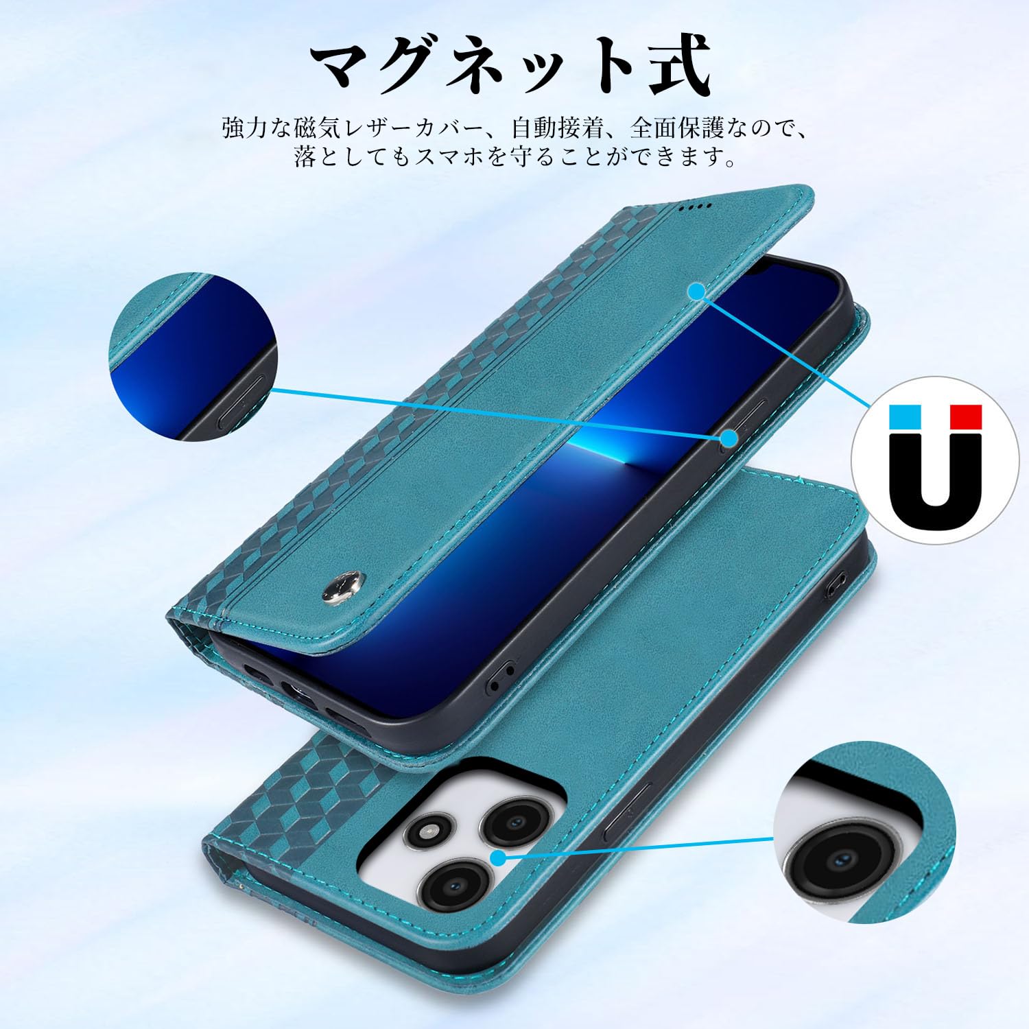 Amazon.co.jp: CASAFUNY 用の Xiaomi Redmi 12 5G ケース 手帳型