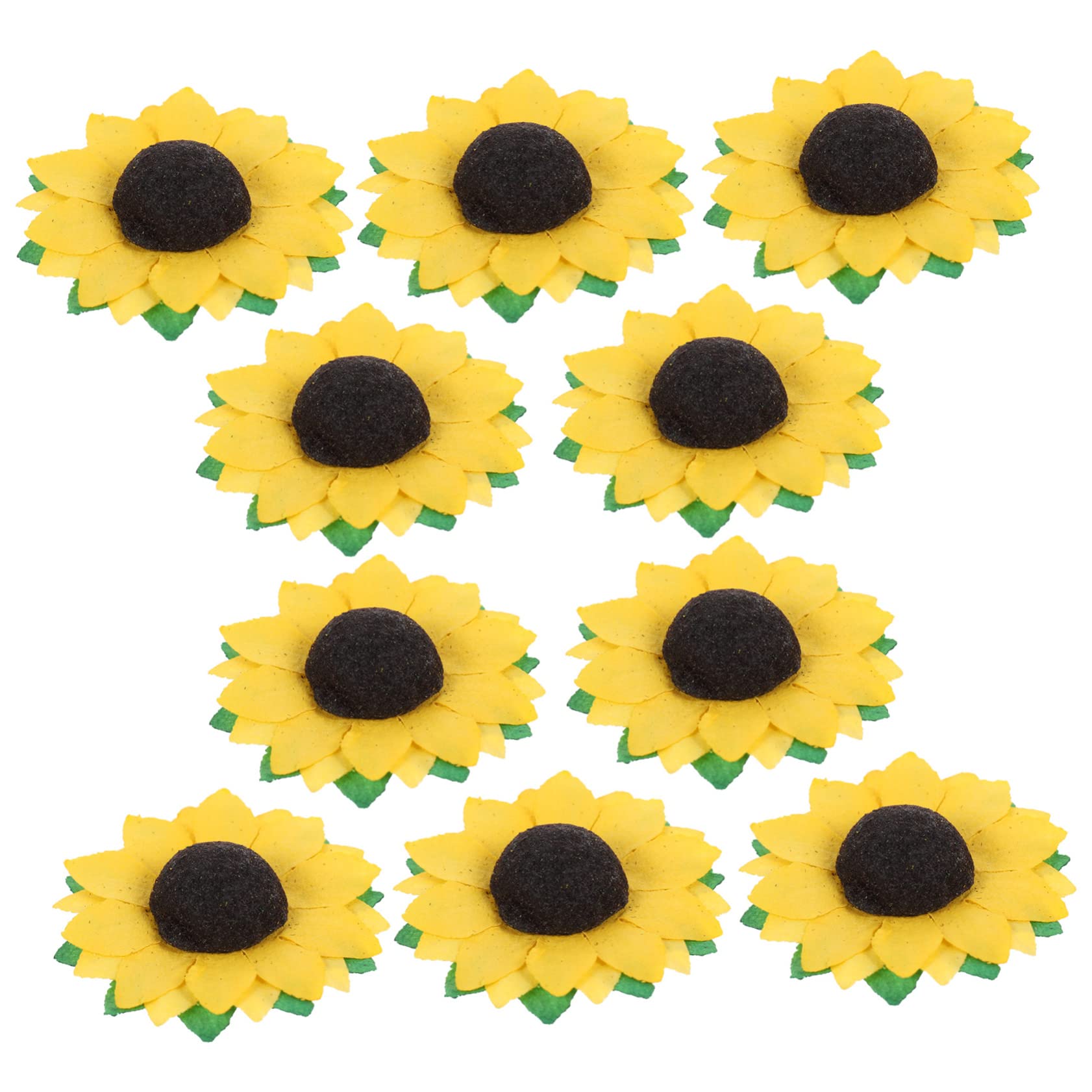 Amazon.co.jp: 100個 ひまわり紙の花 クラフト用のひまわりの頭 結婚式
