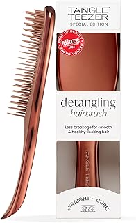 Tangle Teezer Chrome Ultimate Detangler Brush for Wet & Dry Hair, Eliminates Knots &