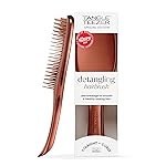 Tangle Teezer Chrome Ultimate Detangler Brush for Wet & Dry Hair, Eliminates Knots & Reduces Breakage for Straight to Curly Hair Types, Chocolate Bronze