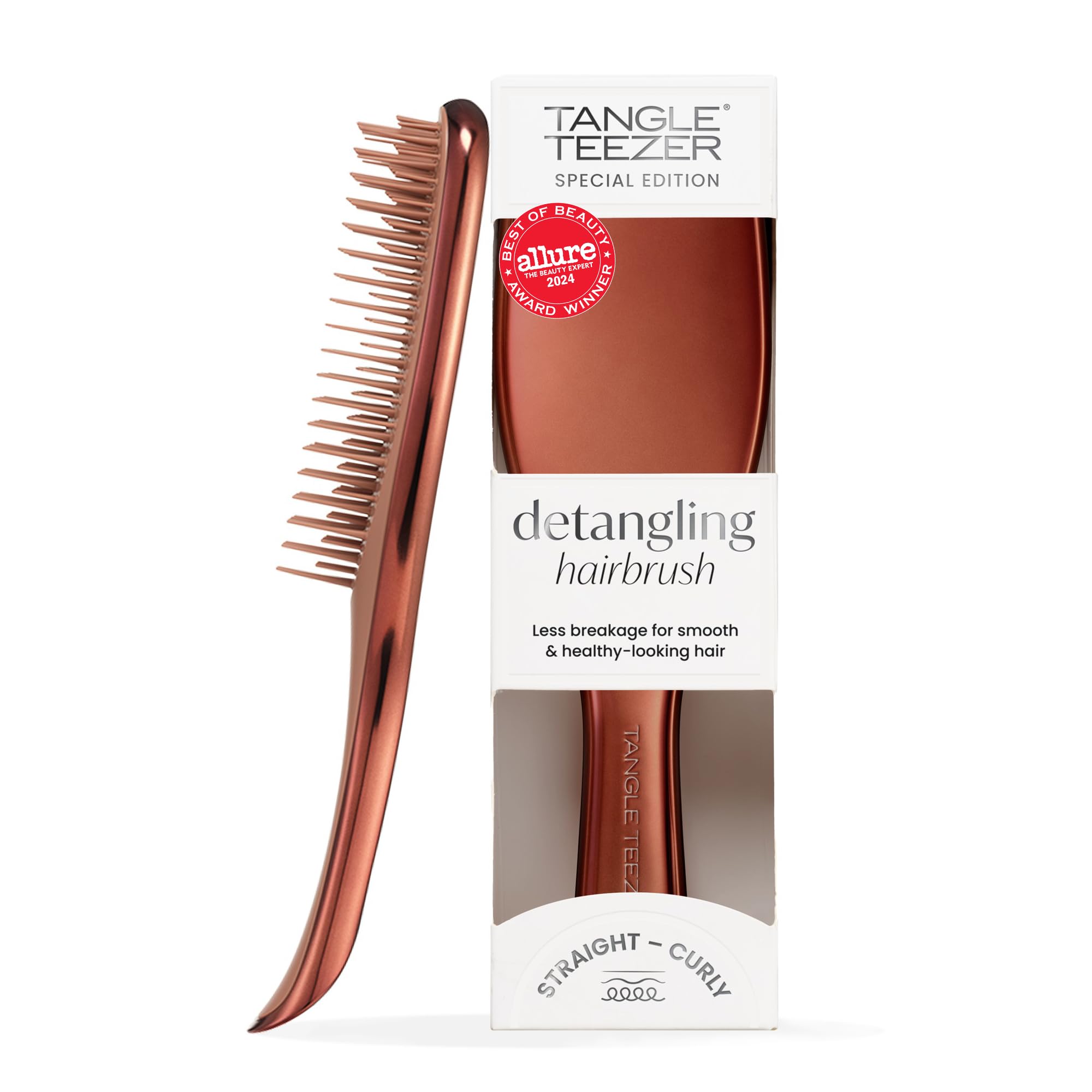 Tangle Teezer Chrome Ultimate Detangler Brush for Wet & Dry Hair