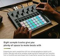 Vista 7 de Novation Circuit Rhythm: Sampler y groovebox con ocho pistas de muestras para crear y realizar beats