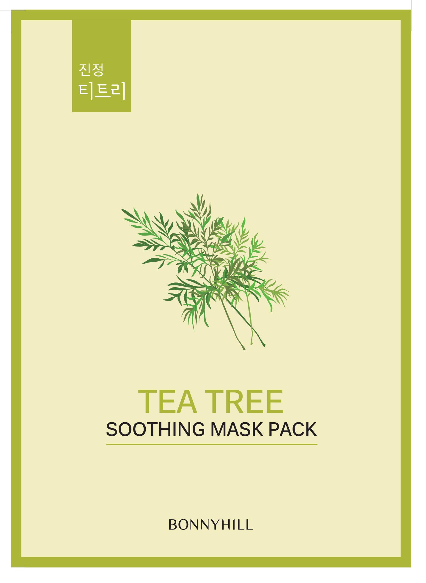BonnyhillTea Tree Soothing Face Mask (Pack Of 2)