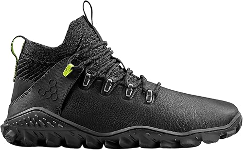 Vista 2 de Vivobarefoot Magna Forest ESC - Zapatillas de senderismo de piel y lana para hombre con suela descalza