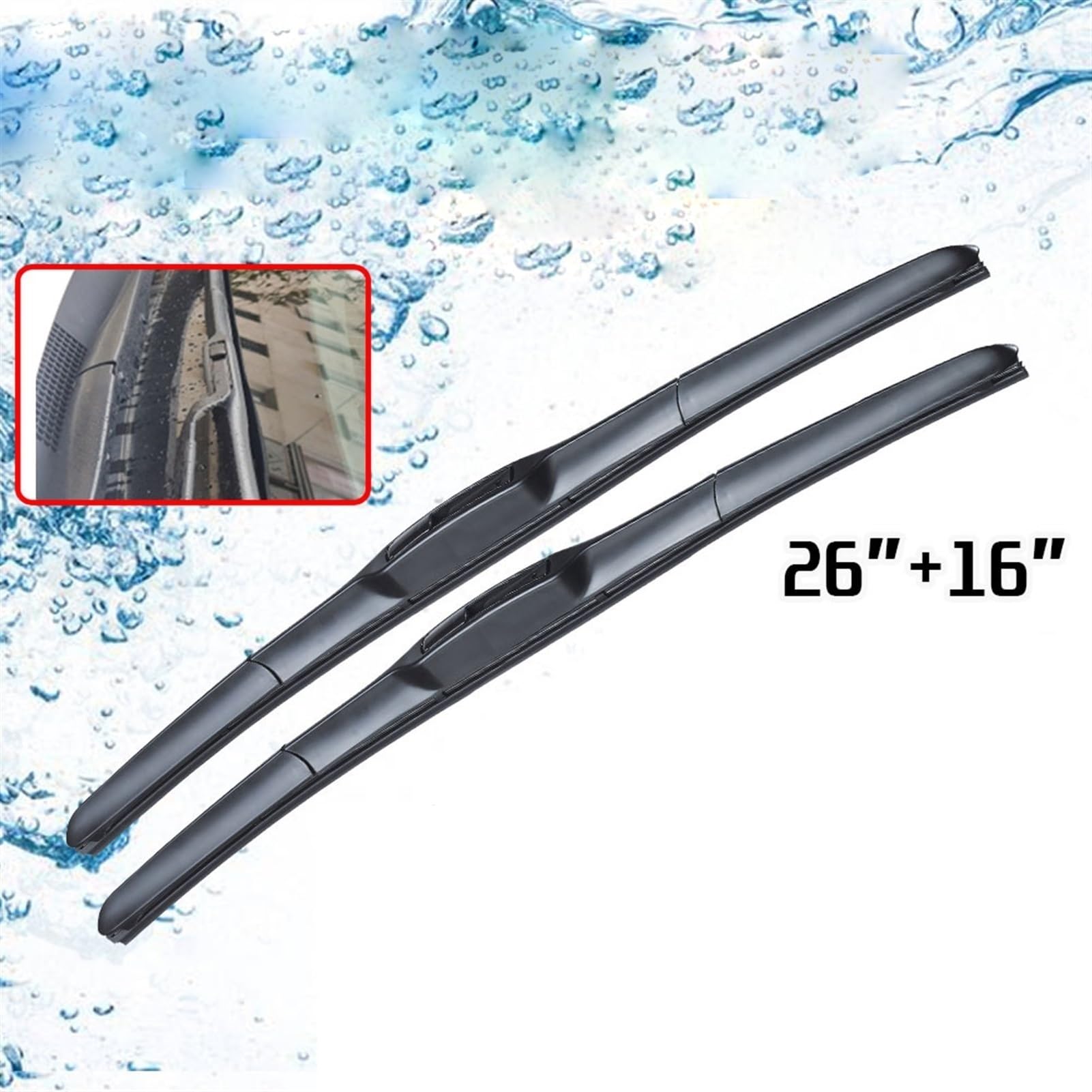 Auto Tergicristallo Spazzole Tergicristallo per Auto Anteriore Parabrezza Tergicristallo Cutter Spazzole per T&oyota RAV4 XA50 2019 2020 2021 Accessori Durevole