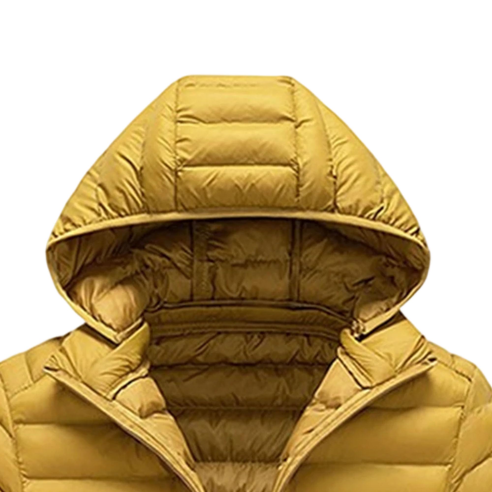 Męska kurtka zimowa oversize puchowa M-6XL bluza z kapturem termiczna pikowana kurtka puchowa wypełniona pakowalna odzież wierzchnia z kapturem