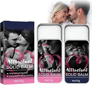 VitaGlo Fheromotherapy Solid Perfume,VitaGlo Sensuality Solid Perfume, Solid Balm Sets Solid Perfume, Solid Perfume for Woman and Man, Portable Pocket Balm (Women+Men)