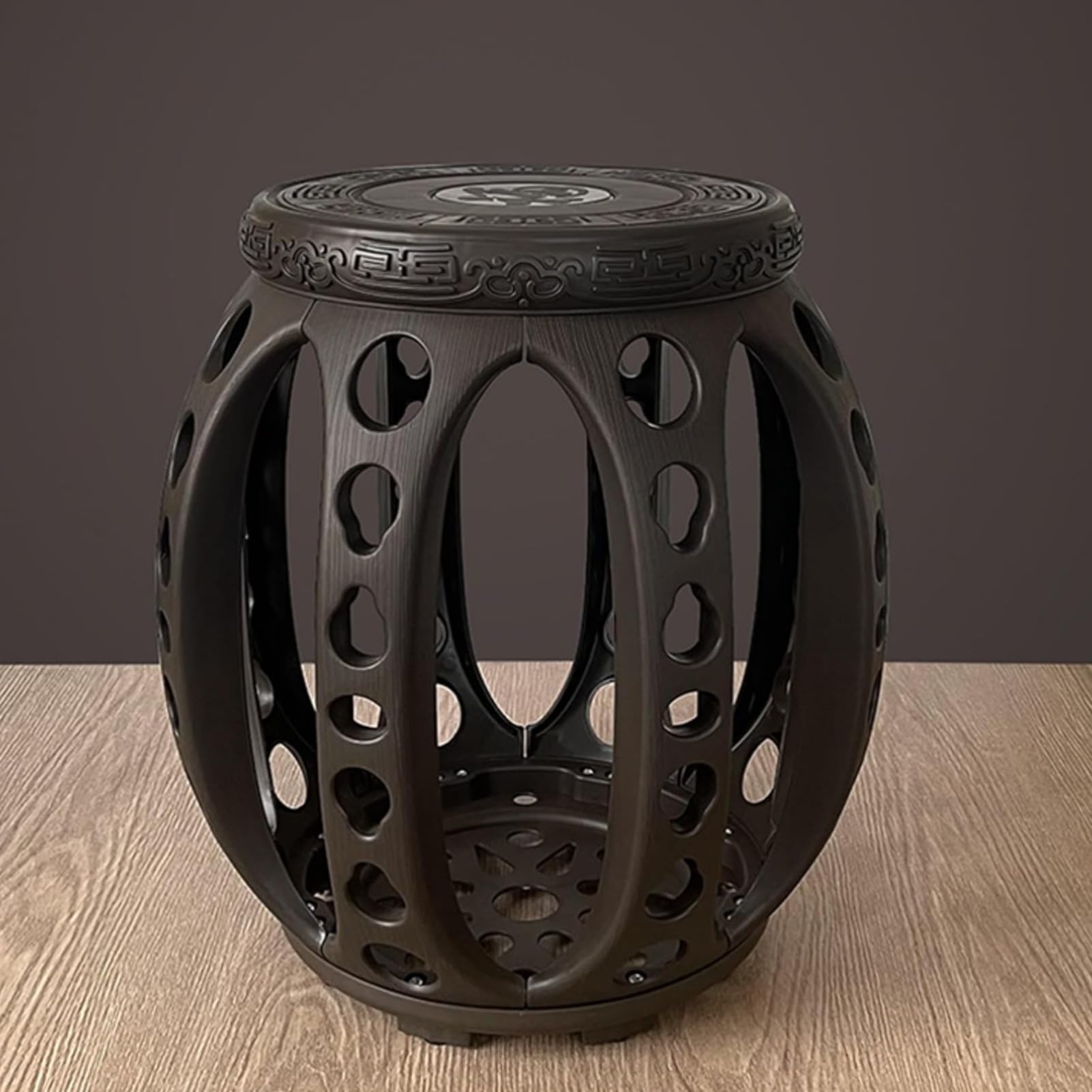 Tabouret de Jardin en céramique, tabourets de Jardin décoratifs Chinoiserie, Tabouret Tambour en céramique émaillée avec Motif de Fleurs et d'oiseaux stériles, Parfait pour Le Salon ou Le ba