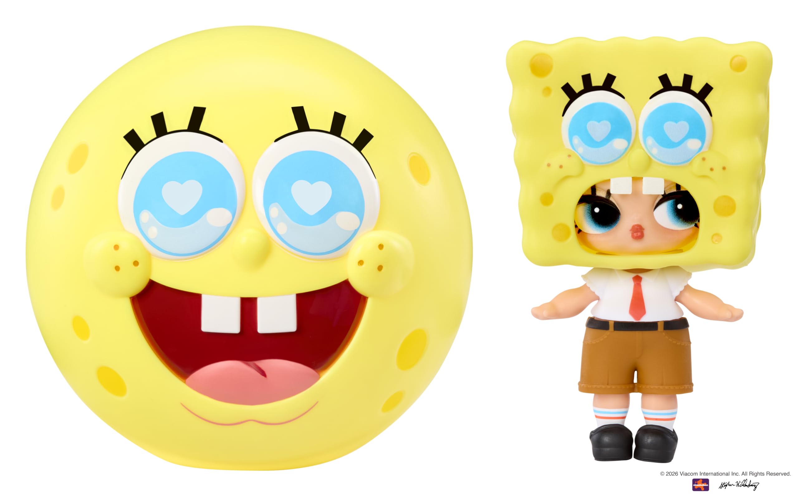 L.O.L. Surprise! Loves SpongeBob Kanciastoporty – lalki kolekcjonerskie, 6 stylów