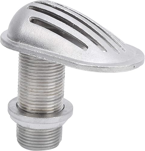 Miniatura 9 de Colador de admisión de barco marino de acero inoxidable 316 a través del casco de recogida de agua cuchara para lanchas marinas, yates, kayak, etc.