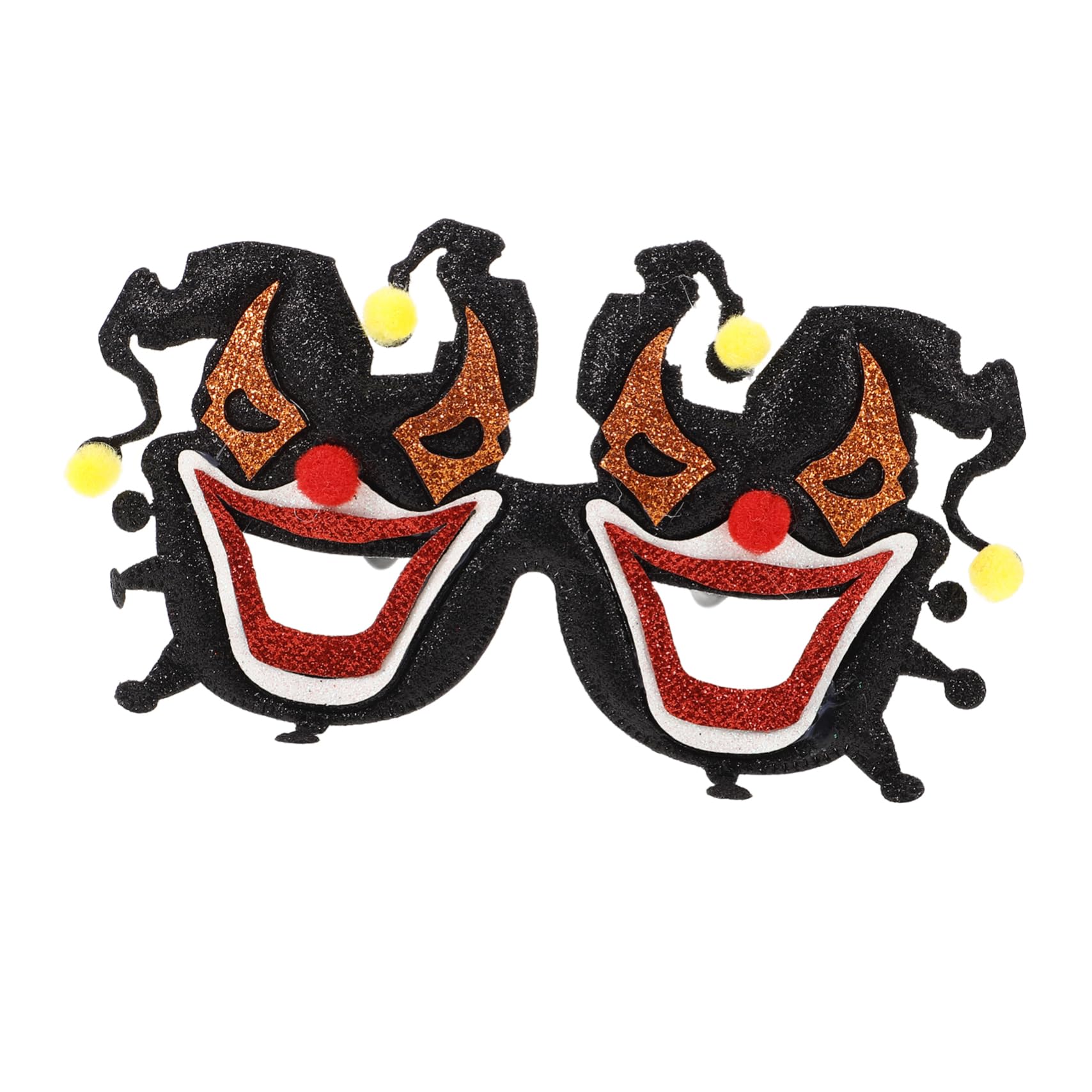 FOMIYES 1 Pair Halloween Eyeglasses Costume Glasses for Adults Decorative Glasses