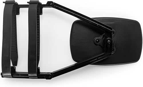 Miniatura 10 de Camco Espejo de remolque con abrazadera se sujeta de forma segura al espejo de tu vehículo para aumentar la visibilidad mientras remolcas (25650),