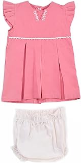 junior Baby Girls Baby Set (Dress & Printed Panty) Pajama Set