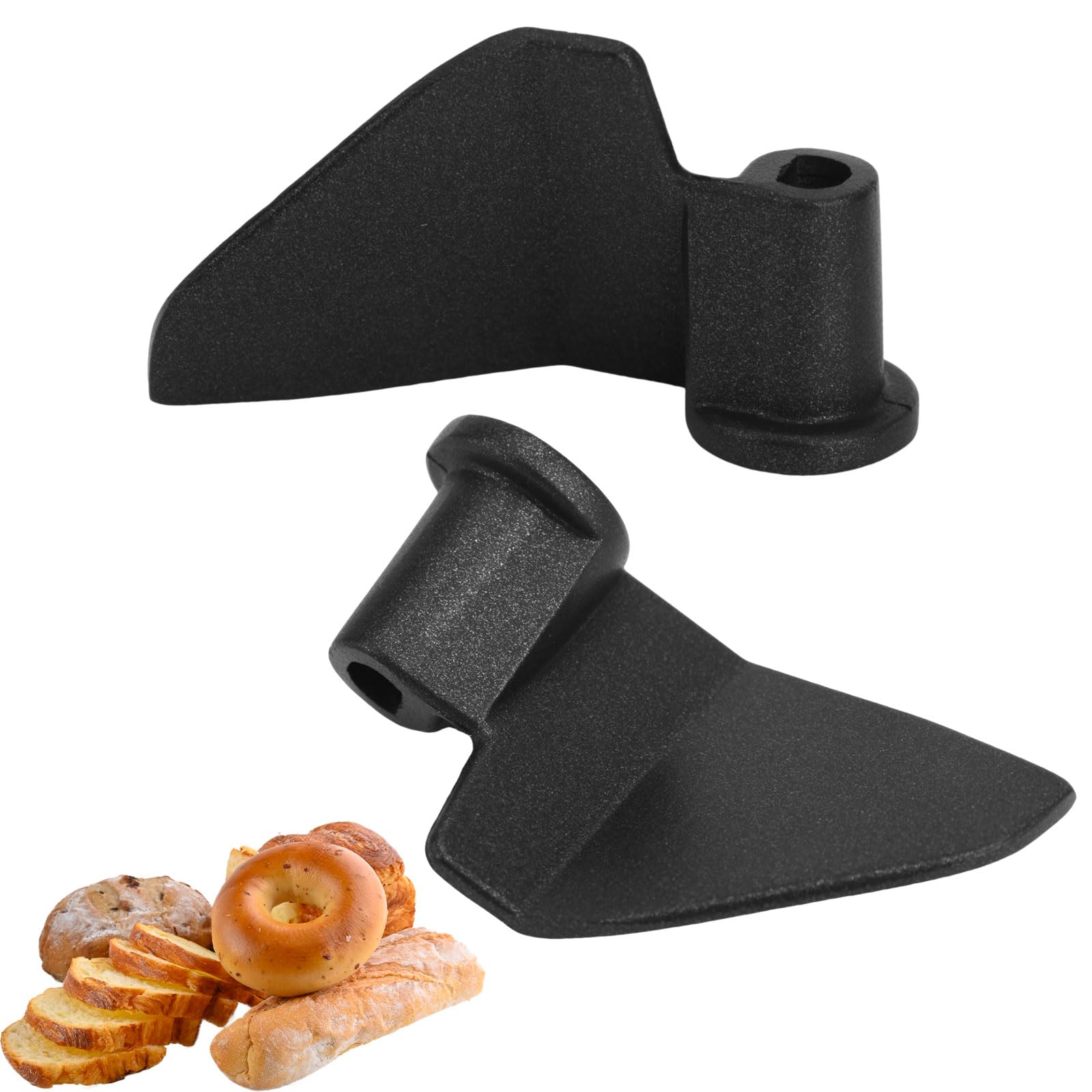 BOXOB 2-Pack Bread Maker Kneading Paddles – Aluminum Alloy Replacement For Cuisinart CBK-110 & CBK-110P1-748360