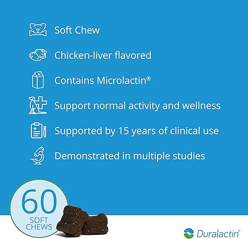 Miniatura 4 de PRN Pharmacal Duralactin Canine Joint Plus - Suplemento de salud articular para perros y cachorros para apoyar los niveles saludables del cartílago