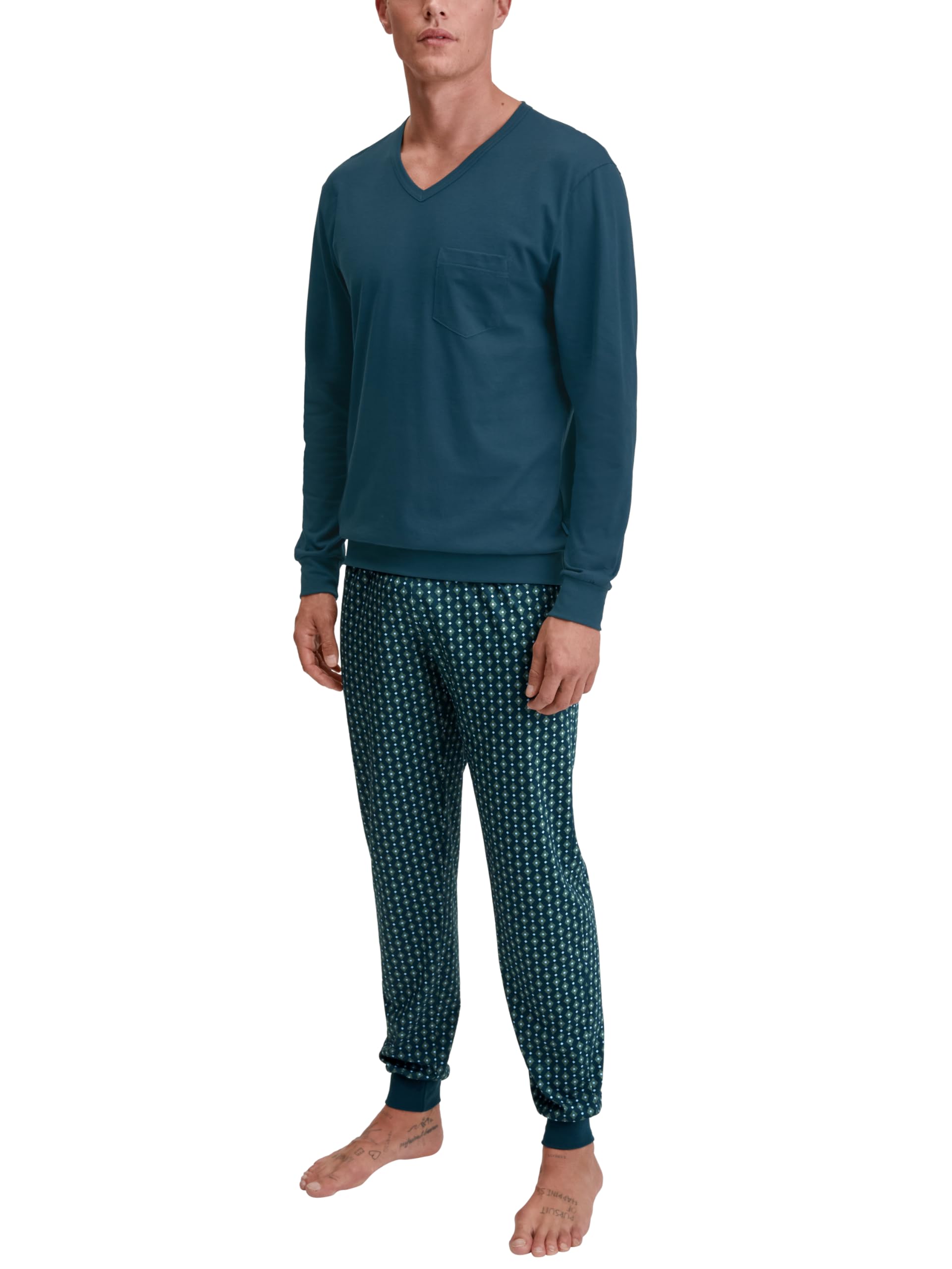 Mens Cuffed Pyjamas