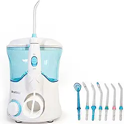 Irrigador Oral Oralfeel FC169, Limpeza Profunda e Rápida, Melhor que o Fio Dental, Higiene Bucal Avançada para Aparelhos, Proteses, Coroas e Implantes, Portátil, Bivolt