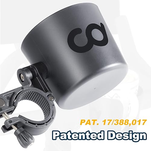 Miniatura 5 de CyclingDeal Soporte ajustable para botella de agua, soporte ajustable para bicicletas de ejercicio en interiores con barras redondas, compatible con