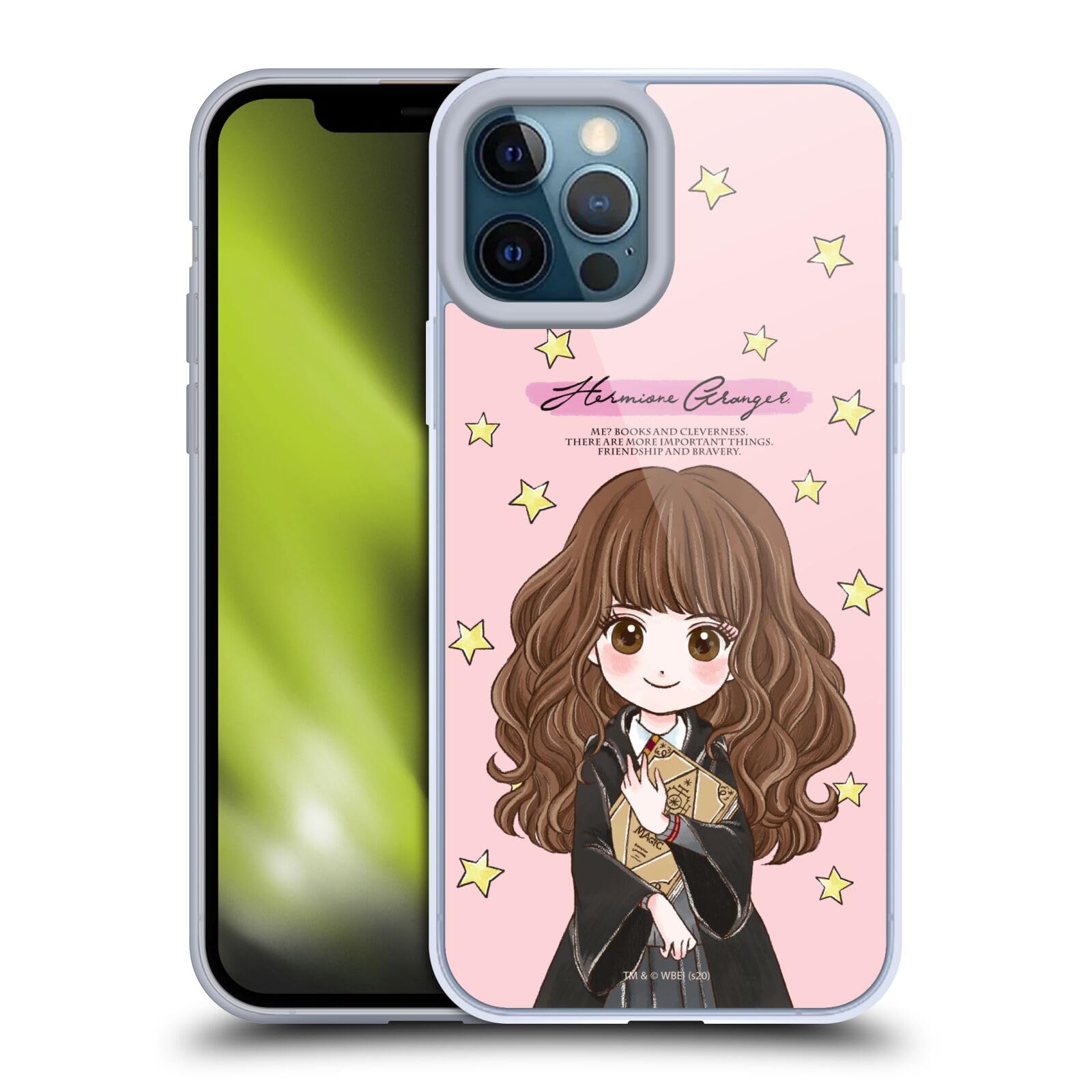 Head Case Designs Licenciado Oficialmente Harry Potter Patrón Luna Reliquias de la Muerte XXXVII Caso Funda de Gel Suave Compatible con Apple iPhone 12 / iPhone 12 Pro — view 183