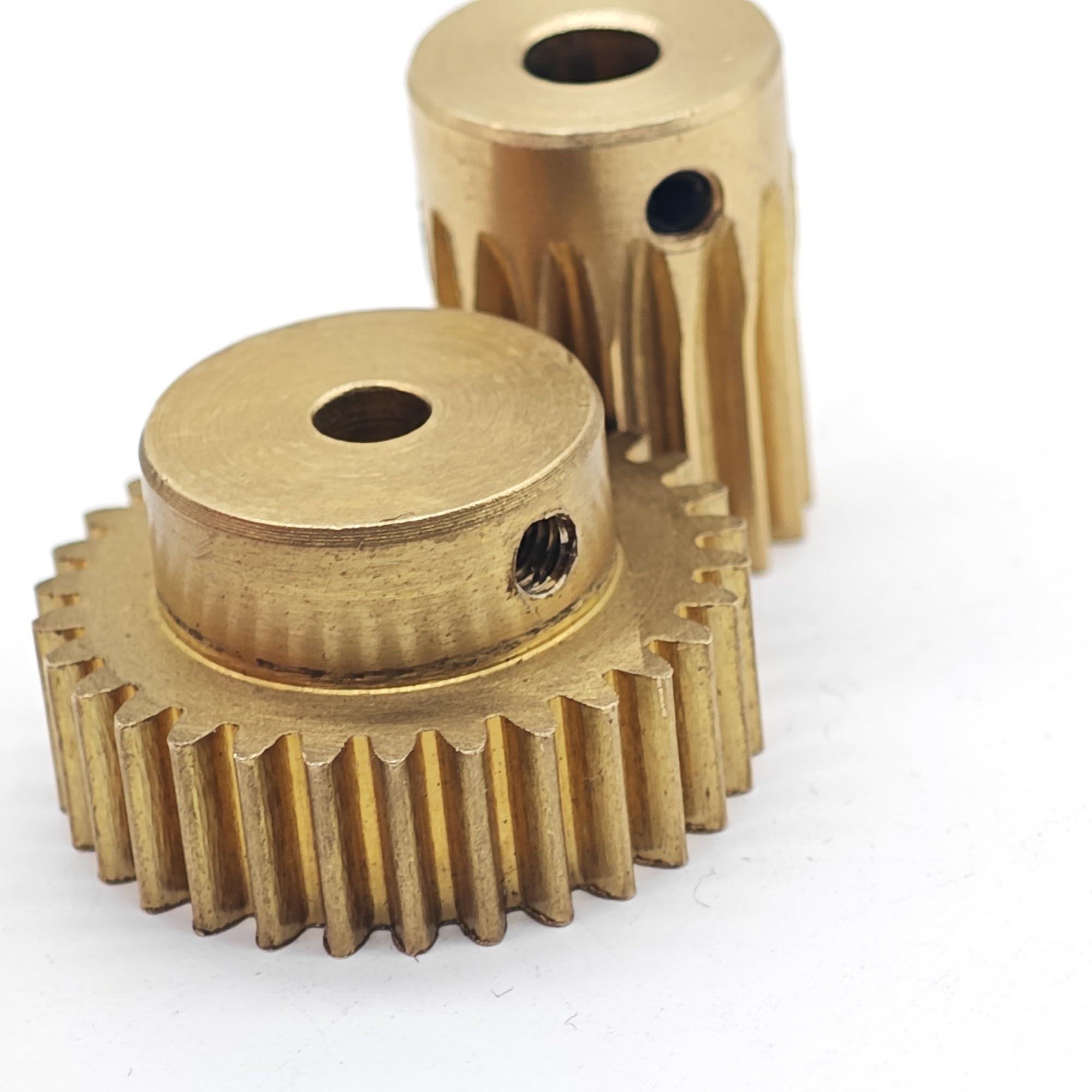 Zahnrad, Ritzel, Motorritzel, 0,6 m, 94 Zähne, Messing-Stirnrad, 5 mm Zahnstärke, gerade Zahnübertragung, zylindrisches Getriebe mit Stufenwellen-Hardware(6mm bore)