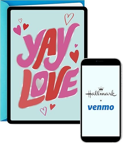 Miniatura 2 de Hallmark y tarjeta de boda o compromiso Venmo para pareja (Yay Love)