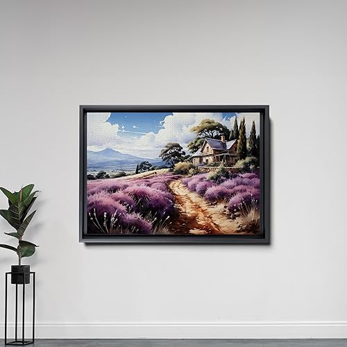 Miniatura 5 de Fields of Lavender, Watercolor Provence Landscape and Lavender Field, Watercolor Prints of Serene Beauty, Canvas Prints, Art Print