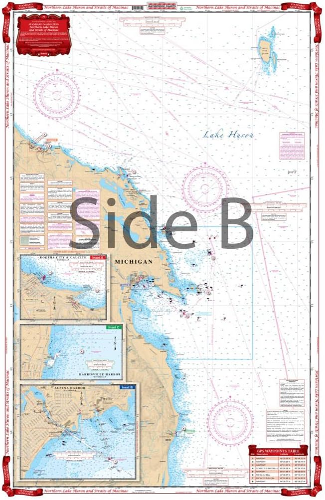 Standard Navigation, 75 North Lake Huron and Straits of Mackinac