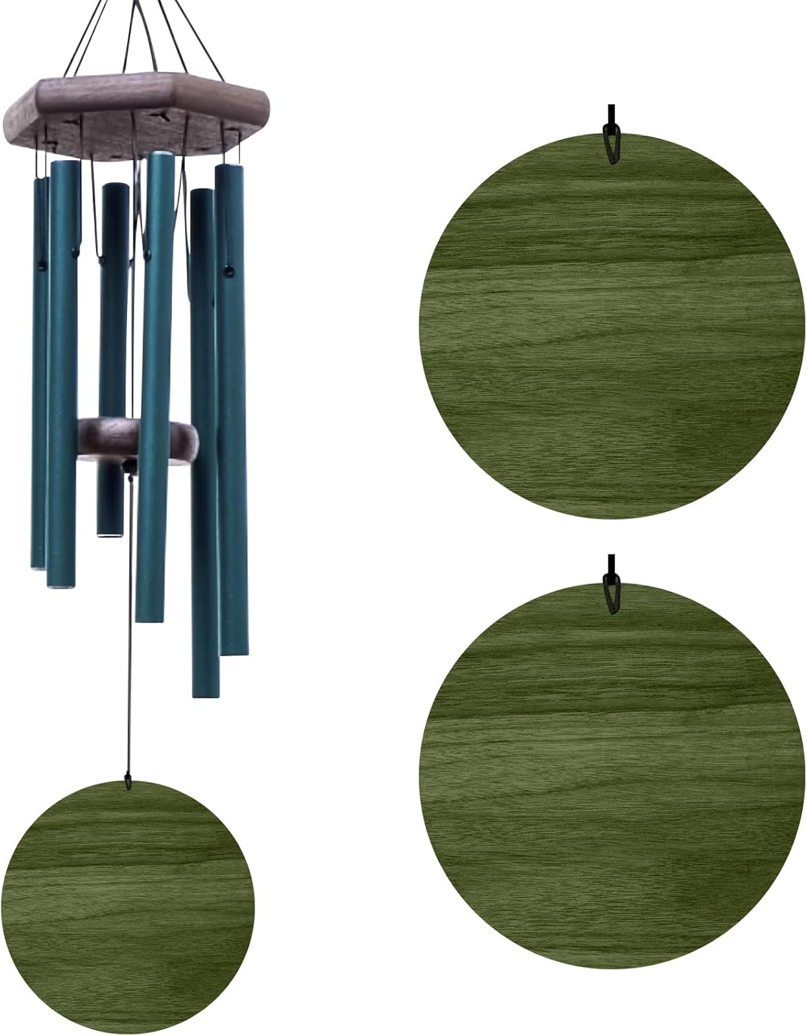 Wind Chimes for Sports Fan, Decorative Hanging Musical Chimes (Coloful 5, 18, 24, 36,45 inch)
