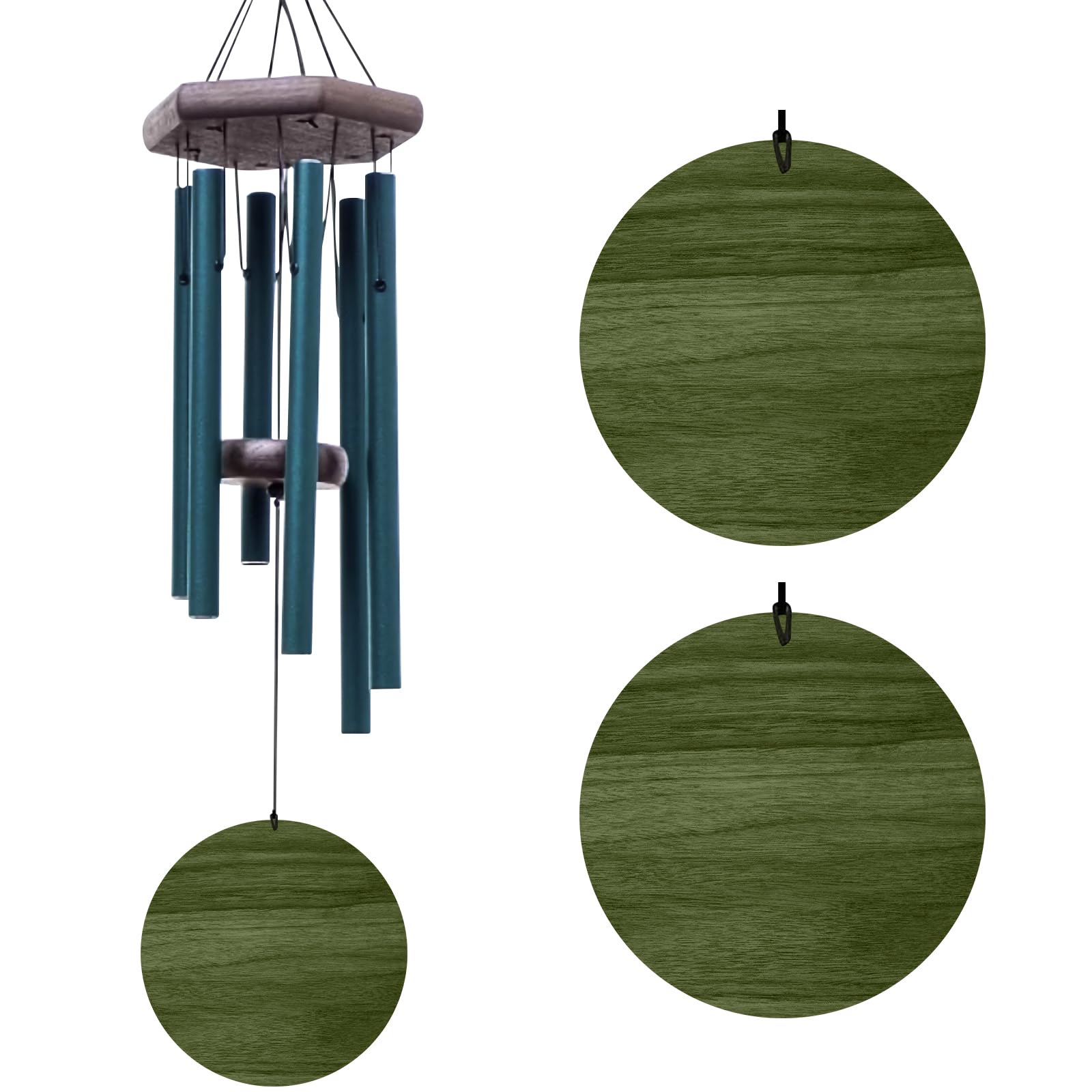 Wind Chimes for Sports Fan, Decorative Hanging Musical Chimes (Coloful 5, 18, 24, 36,45 inch)
