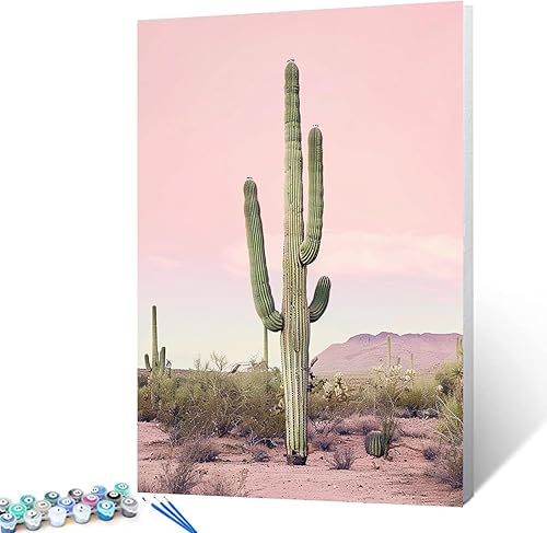 Kits de pintura de paisaje junto al mar por números, lienzo de 16 x 20 pulgadas, pintura al óleo para niños, estudiantes, adultos principiantes con