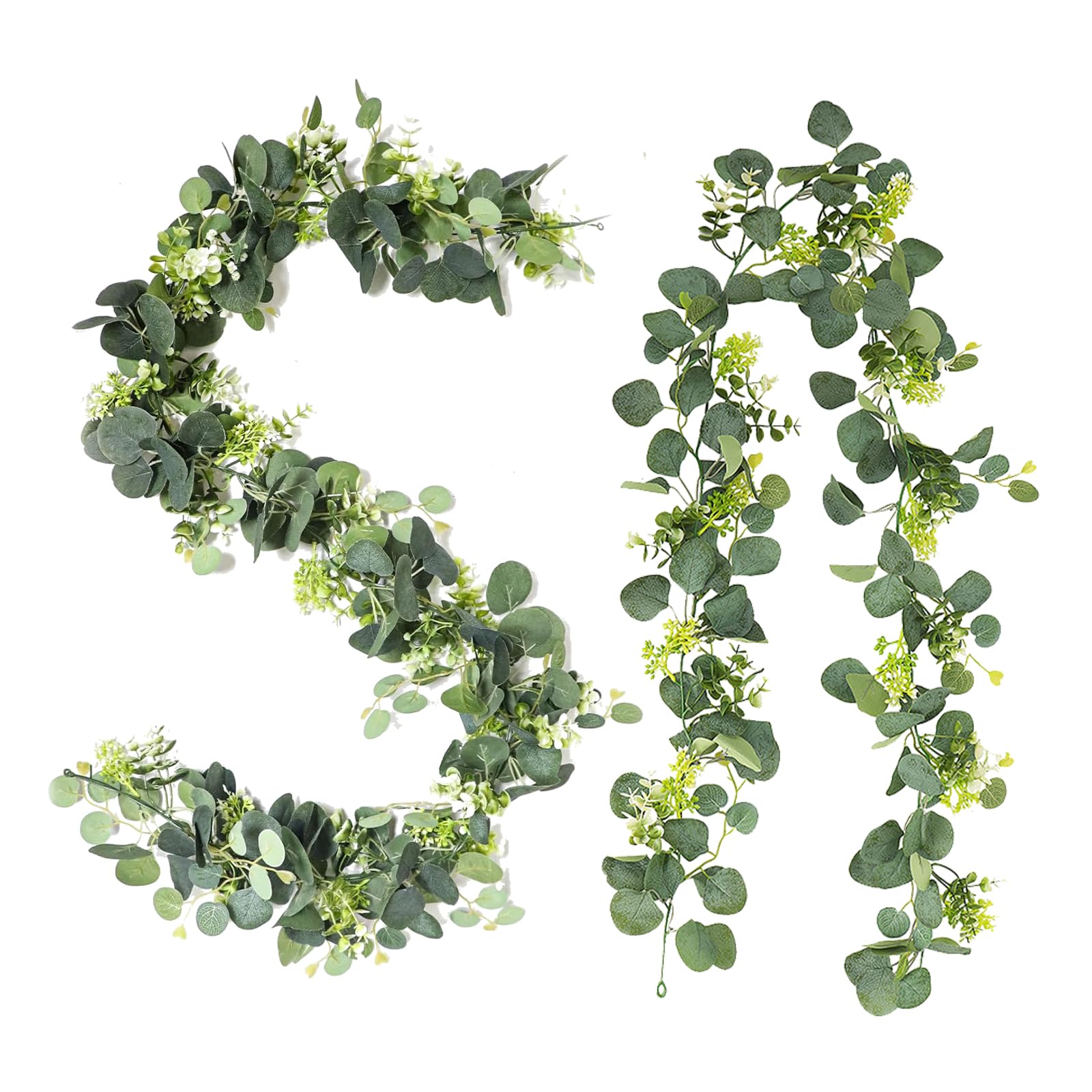 Confezione Da 2 Piante Artificiali Di Violetta, Ghirlanda Di Vite Artificiale, Verde Artificiale Fiori Artificiali Per Decorazioni Nuziali Verde 96303047 - Foto 8